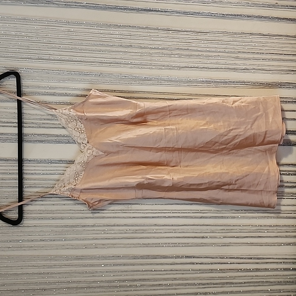 we are hah blush pink slip dress + Lace cardigan S - Picture 4 of 4